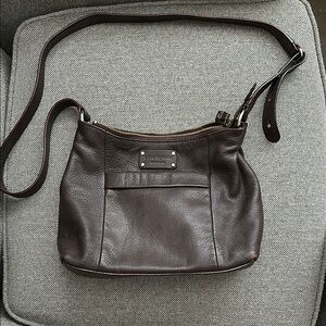Kate Spade Chocolate Leather Crossbody Bag
